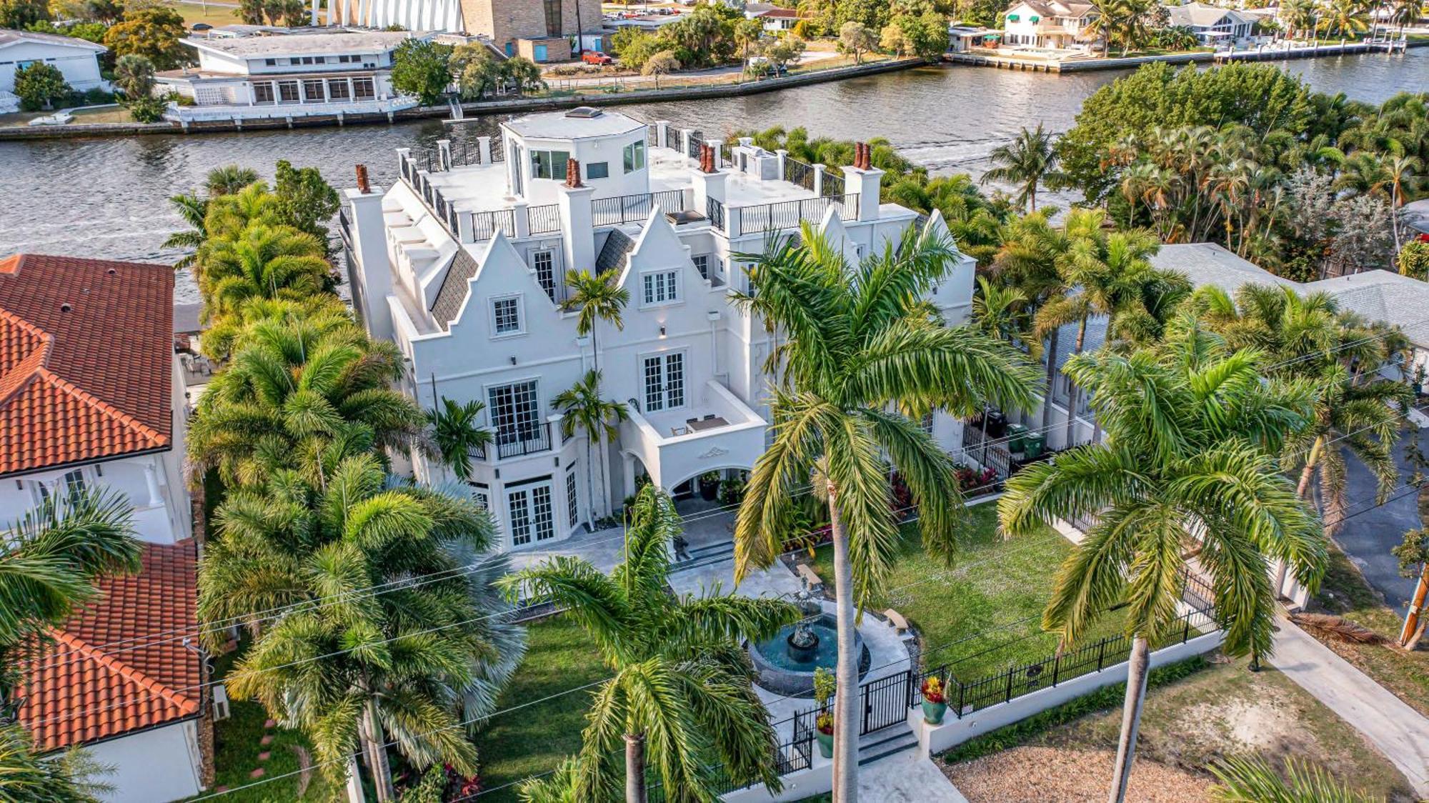 The Modern Castle Canal View Access Rooftop Living Greenhouse Vlllas Fort Lauderdale Kültér fotó